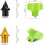 28er-Pack Ersatzspikes für Golfschuhe 2