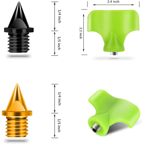 28er-Pack Ersatzspikes für Golfschuhe 1