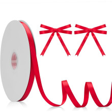 4,1 cm rosa Organzaband zum Verpacken von Geschenken, 91,4 m transparentes Chiffonband für Hochzeiten, Geschenkverpackungen