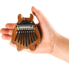 Mini 8 Schlüssel Kalimba Exquisite Finger Daumen Klavier Marimba Musical Zubehör Anhänger Ornament Geschenk