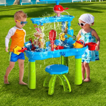 Large Water Table for Toddler, Sand Pit Water Play Tables Kids