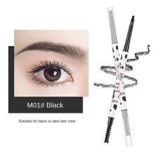 (M0190) Electric Eyebrow Pen Double Head Eyes Pen Extremely Fine Waterproof Anti Sweating Not Easy To Remove Makeup Rotating Eyeliner