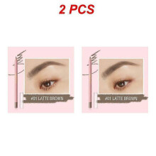 (Style A 2pcs) 1~5PCS Eyebrow Pencil Smooth Formula Black Brown Makeup Eyebrow Cosmetics Easy To Wear Easy To Apply Eyebrow Pencil Sweat-proof