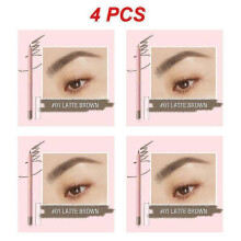 (Style A 4pcs) 1~5PCS Eyebrow Pencil Smooth Formula Black Brown Makeup Eyebrow Cosmetics Easy To Wear Easy To Apply Eyebrow Pencil Sweat-proof