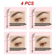 (Style B 4pcs) 1~5PCS Eyebrow Pencil Smooth Formula Black Brown Makeup Eyebrow Cosmetics Easy To Wear Easy To Apply Eyebrow Pencil Sweat-proof