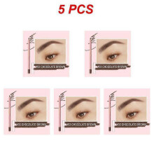 (Style C 5pcs) 1~5PCS Eyebrow Pencil Smooth Formula Black Brown Makeup Eyebrow Cosmetics Easy To Wear Easy To Apply Eyebrow Pencil Sweat-proof