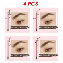 (Style C 4pcs) 1~5PCS Eyebrow Pencil Smooth Formula Black Brown Makeup Eyebrow Cosmetics Easy To Wear Easy To Apply Eyebrow Pencil Sweat-proof
