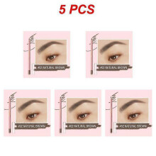 (Style B 5pcs) 1~5PCS Eyebrow Pencil Smooth Formula Black Brown Makeup Eyebrow Cosmetics Easy To Wear Easy To Apply Eyebrow Pencil Sweat-proof