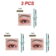 (03 3pcs) 1~5PCS 6Colors Ultra Fine Eyebrow Pencil Waterproof Easy To Color Eyebrow Pencil Long Lasting Makeup Eye Brow Pen Beauty Eye
