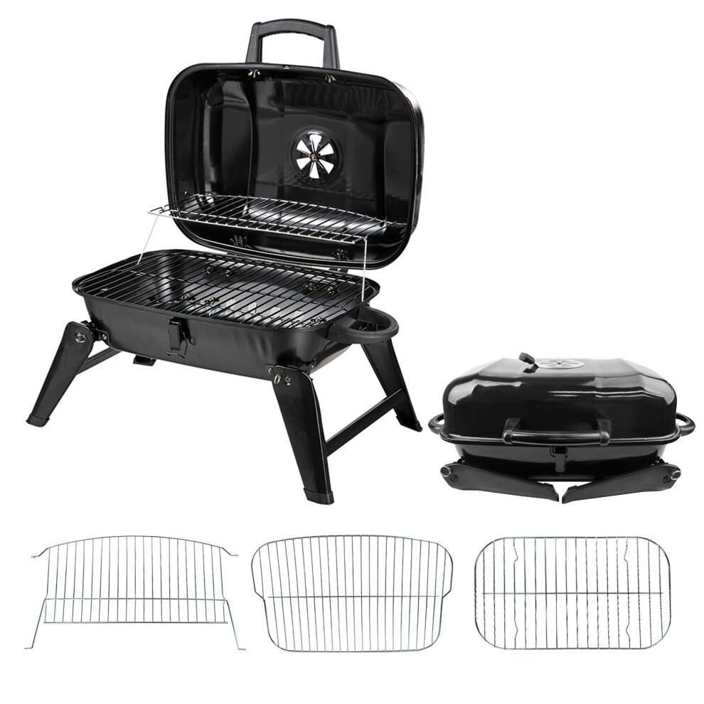 Alivio Portable Barbecue Grill, High Quality BBQ Charcoal Grill