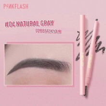 (04 natural Brown128) 4 Color Eye Brow Pencil Durable Long Lasting Triangle Eyebrow Pencil Waterproof Brown Eyes Makeup Female Korean Cosmetics TSLM1