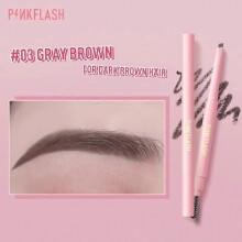 (03 Gray Brown128) 4 Color Eye Brow Pencil Durable Long Lasting Triangle Eyebrow Pencil Waterproof Brown Eyes Makeup Female Korean Cosmetics TSLM1