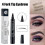 (A01) 3D Microblading Eyebrow Tattoo Pen 4 Fork Tips Liquid Eyebrow Pencil Waterproof Lasting Eye 2
