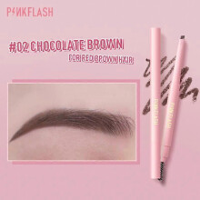 (02 Chocolate128) 4 Color Eye Brow Pencil Durable Long Lasting Triangle Eyebrow Pencil Waterproof Brown Eyes Makeup Female Korean Cosmetics TSLM1