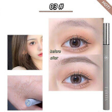 (B341) Eyebrow Tattoo Pen Waterproof 4 Points Eyebrow Pen Long Lasting Liquid Brow Pencil Natural Microblade Eyebrow Pencil Cosmetics