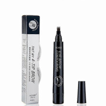 (03 Red-brown) 4 Color 3D Microblading Eyebrow Tattoo Pen 4 Fork Tips Fine Sketch Liquid Eyebrow Pencil Waterproof