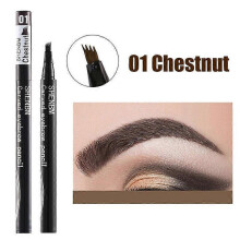 (01 Maroon20) 4/5 Fork Eyebrow Pencil  Microblading Eyebrow Tattoo Pen Fine Sketch Liquid Eye Brow Tint Dye Pencil Eyebrows Make Up TSLM1