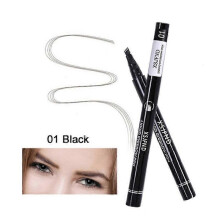 (1 black20) 4/5 Fork Eyebrow Pencil  Microblading Eyebrow Tattoo Pen Fine Sketch Liquid Eye Brow Tint Dye Pencil Eyebrows Make Up TSLM1