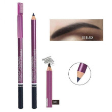 (Z01 BLACK) Ultra Fine Eyebrow Pencil Double Head Brow Enhancers Makeup Waterproof Non-Fading Long-lasting Brown Tint Eyebrows Pen Cosmetics