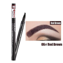 (06 4fork) 5 Fork Liquid Eyebrow Pencil Tattoo Eyebrow Extremely Fine-grained Liquid Eyebrow Pen Natural