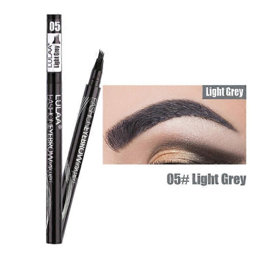 (05 4fork) 5 Fork Liquid Eyebrow Pencil Tattoo Eyebrow Extremely Fine-grained Liquid Eyebrow Pen Natural