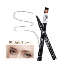 (2 light brown) 4/5 Fork Eyebrow Pencil  Microblading Eyebrow Tattoo Pen Fine Sketch Liquid Eye Brow Tint Dye