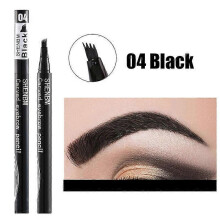 (04 black) 4/5 Fork Eyebrow Pencil  Microblading Eyebrow Tattoo Pen Fine Sketch Liquid Eye Brow Tint Dye
