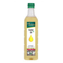Dwaraka Organic Cold Pressed Castor Oil for Hair Growth Skin & Digestion - 16.9 Fl Oz (500 ML) | USDA Bio, gentechnikfrei, ganz natrlich