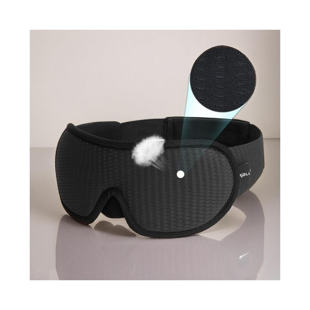 (Multicolor, black) 3D Blackout Sleep Mask, Eye Mask for Sleeping, 3D Sleeping Mask for Women & Men, Comfortable & Breathable Sleep Tool