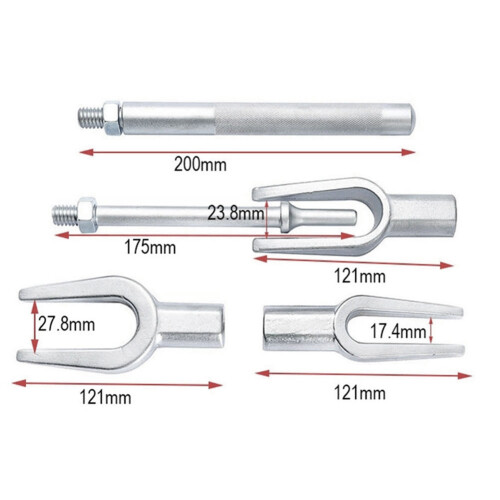 5pcs New Fork Type Pry Bar Tool Ball Joint Remover 1