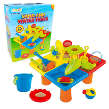 abeec Sand & Water Table | 25-Piece Outdoor Play Table for Kids