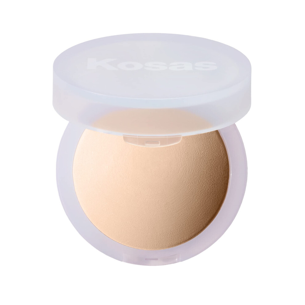 Kosas Cloud Set Face Setting Powder | Smoothing Shine Control  Soft  Sheer Setting Translucent Makeup Finish  Portable & Long-Lasting (Sheer Light Med-image-OPC-PFPPXCK-NEW