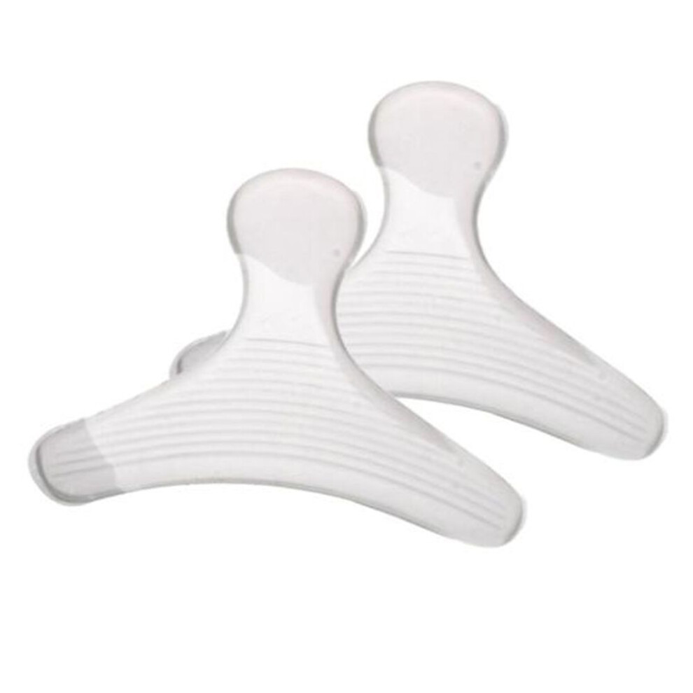 Dys 2pcs Silicone Gel Shoe Heel Comfort Pads Liner Grips Soft Feet Care Protectors
