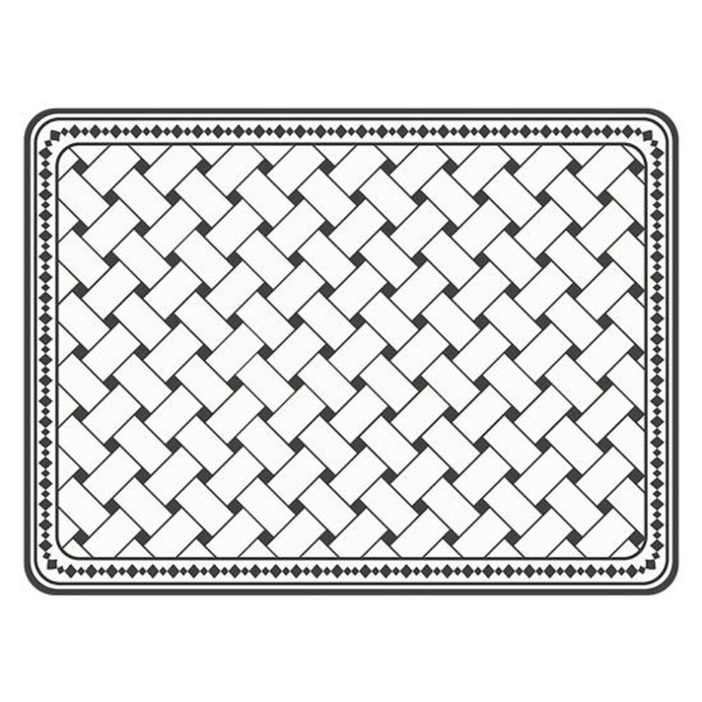 (black, 30x40cm) Oil-proof Coffee Machine Mat Super Absorbent Modern Dinning Table Countertop Dish Drying Coffee Pad