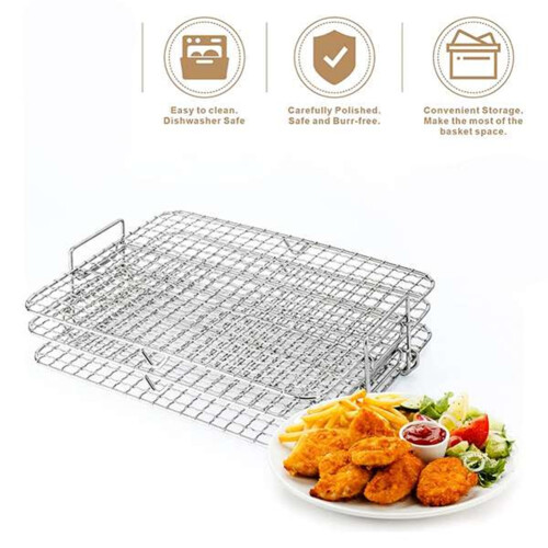 Ράφι φριτέζας αέρα για Foodi Grill XL, πολλαπλών στρώσεων, για φριτέζα αέρα 2
