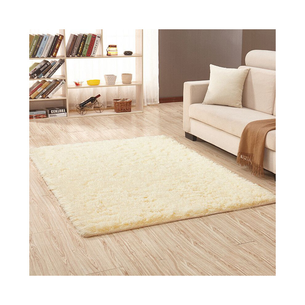 (Beige,60*120cm/23.6*47.2in)Tapis moelleux antidérapants tapis moelleux tapis de salon tapis moelleux sol de chambre