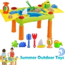 Sand and Water Table Set for Toddlers Multicolour Activity Play Table