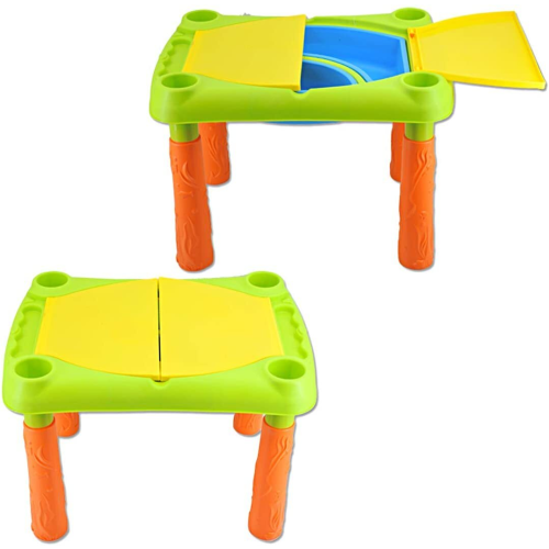 Sand and Water Table Set for Toddlers Multicolour Activity Play Table 1