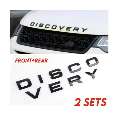 2Set Motorhaube+Heckklappe Schriftzüge für Land Rover DISCOVERY 5 Vorne Hinten
