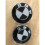 2 x Capô dianteiro BMW 82 mm e emblema do porta-malas 74 mm compatível com E30 E46 E60 1 5 Series 4