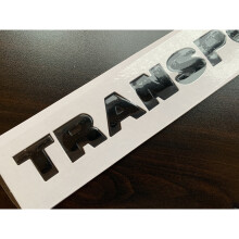 Transporter-Emblem in Schwarz glänzend für die Heckklappe VW T4 T5 T6 Modelle