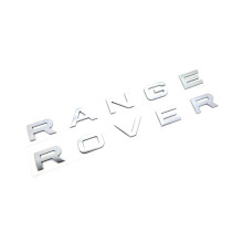RANGE ROVER Mat Zilveren Lettering Badge Embleem Voor of Achter Voor Vogue Sport Evoque