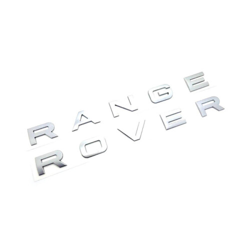 RANGE ROVER Stemma distintivo anteriore o posteriore in argento opaco per Vogue Sport Evoque