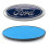 Grade dianteira Ford de 7 polegadas (17,5 x 7 cm) com emblema Ford - Azul 2
