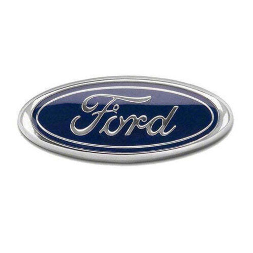 Grade dianteira Ford de 7 polegadas (17,5 x 7 cm) com emblema Ford - Azul