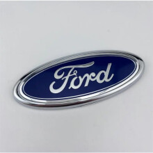 (Blauw, 1 stuk) 115 MM x 45 MM RS BLAUW OVAAL FORD ESCORT MK2 BADGE CORTINA FIESTA TRANSIT CAPRI