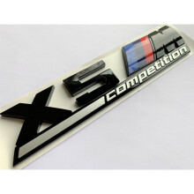 GLANZEND ZWART X5 COMPETITION BADGE ACHTERKOFFER VOOR BMW X5 SERIE E53 E70 F15 G05