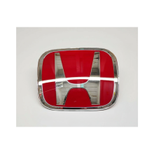 Badge Honda Civic Type R avant ou arrière FN2 rouge chromé 75700-SMT-E00