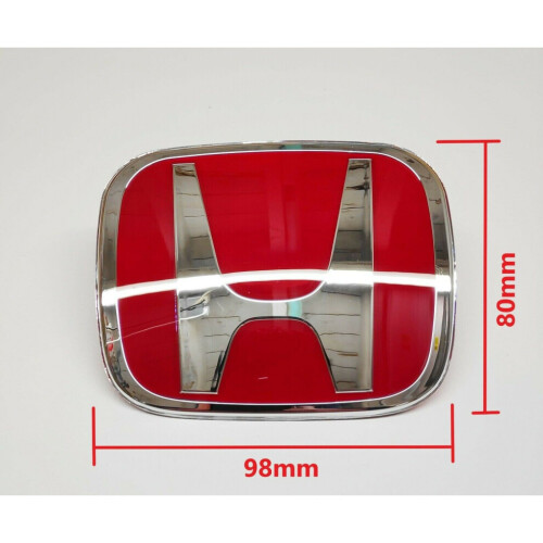 Honda Civic Type R-Emblem vorne oder hinten FN2 Rot Chrom 75700-SMT-E00 1
