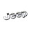 (Silber) Jeep Auto Metall Chrom Emblem Abzeichen Aufkleber Aufkleber Schwarz oder Silber 13,5 cm 3